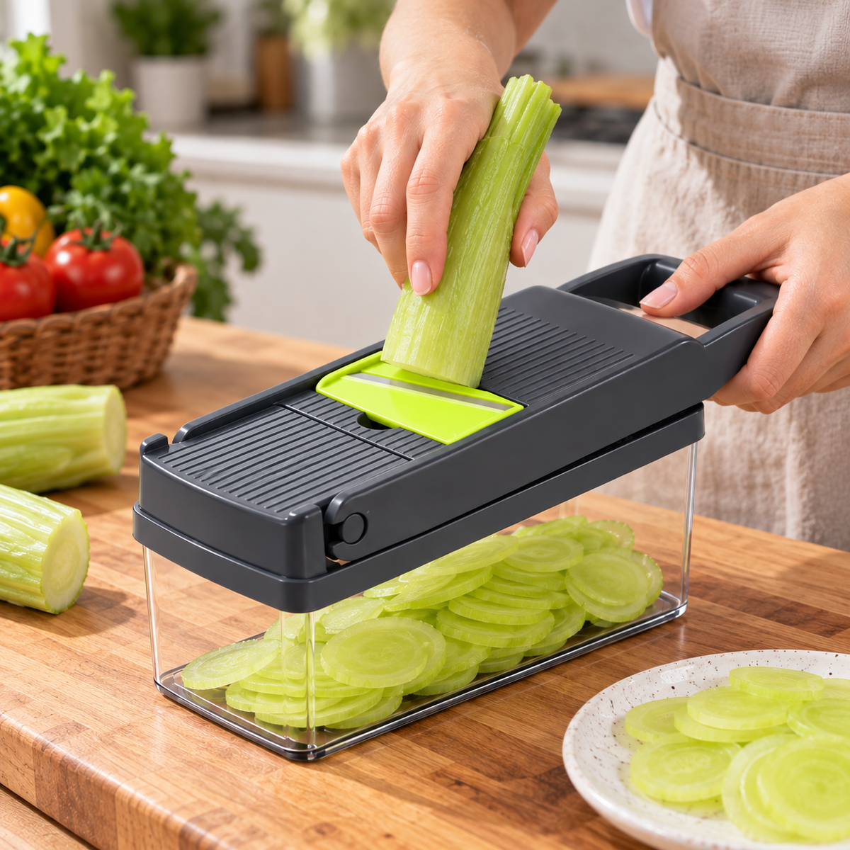 ๐ฅ Multi-Function Vegetable Slicer | Stainless Steel Prep Tool | Fast Kitchen Cutting | Home Cook Essential | Clean Even Slices
