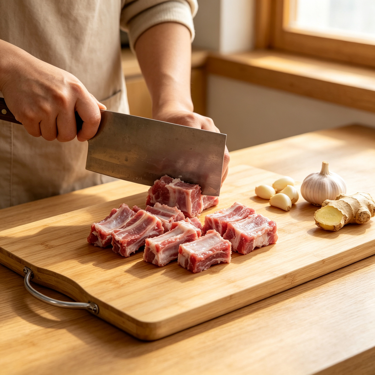 🔪 Bamboo Cutting Board | Natural Bamboo Surface | Everyday Kitchen Prep