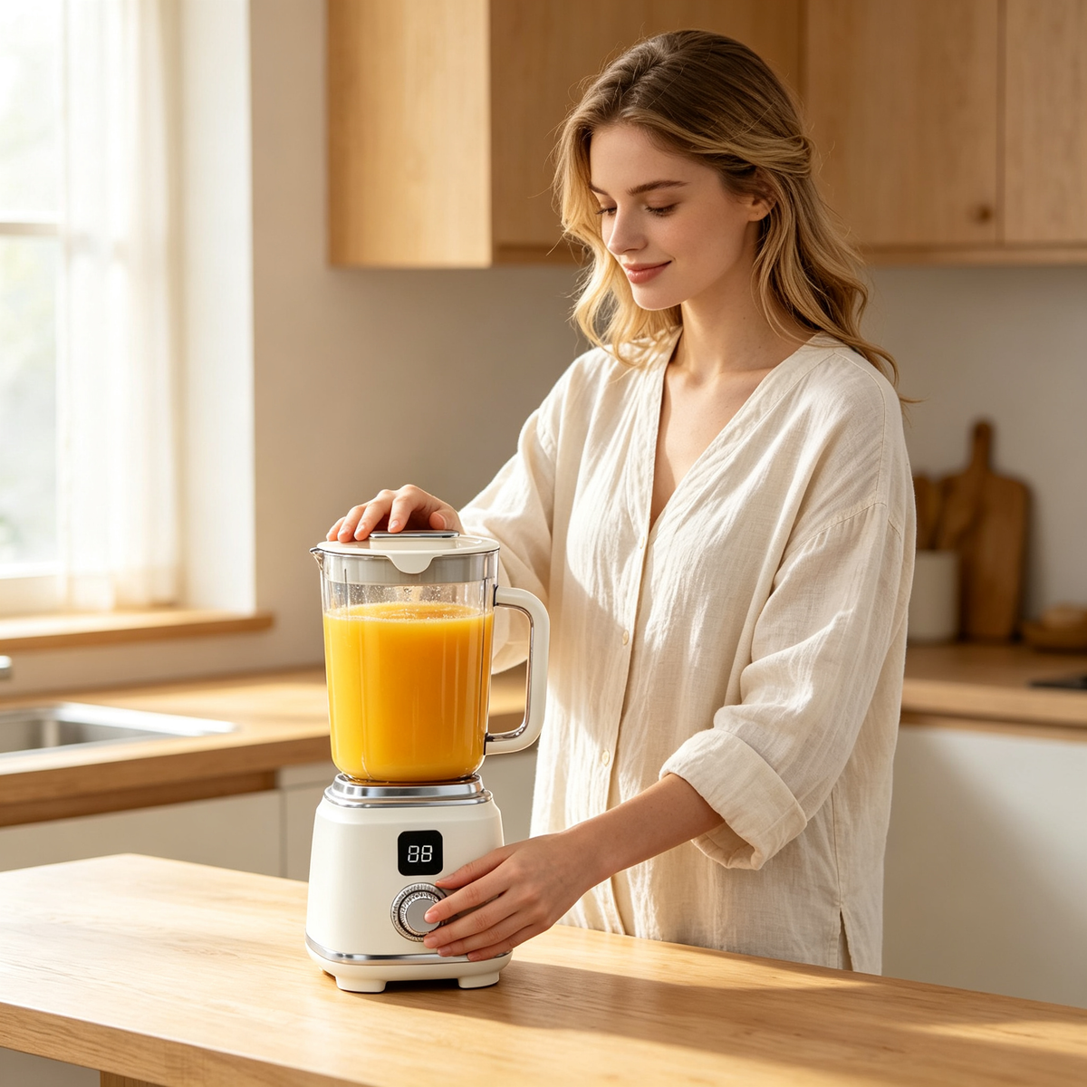 🍹 Electric Juicer Blender | Clear Blending Pitcher | Everyday Kitchen Prep